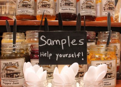 Locally Made Food Shop Samples