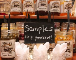 Locally Made Food Shop Sampling
