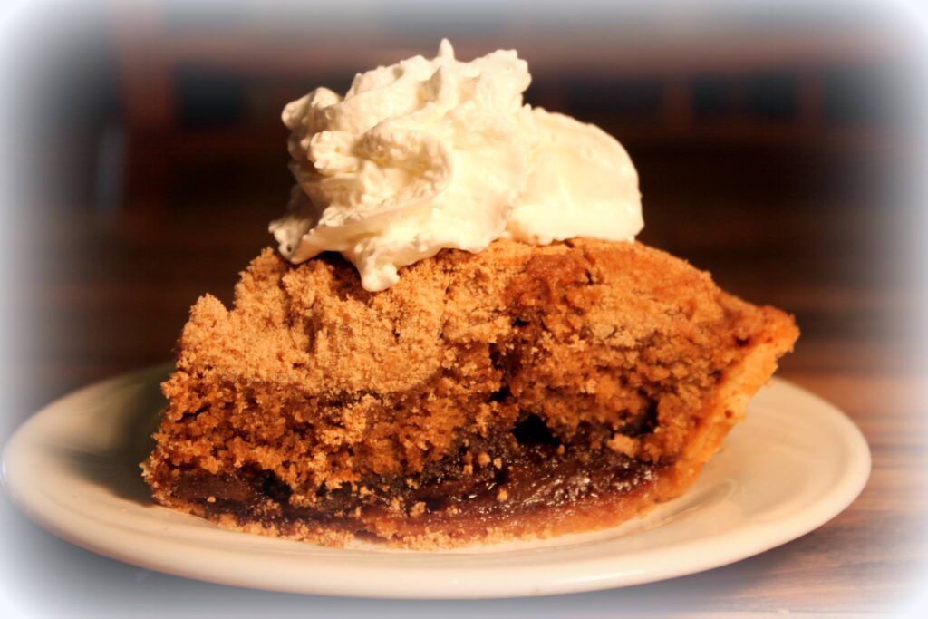 Slice of Shoofly Pie