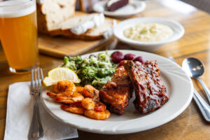 Ribs from the Grill at Miller's Smorgasbord